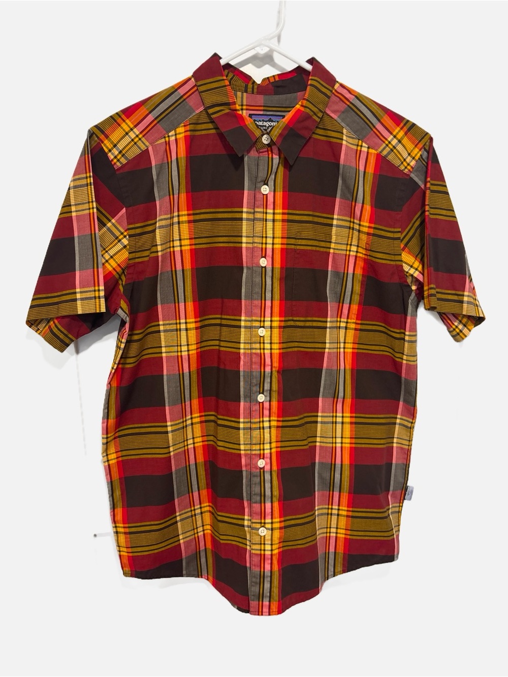 Patagonia GoTo Shirt Medium Organic Cotton Gorpcore Outdoor plaid classic